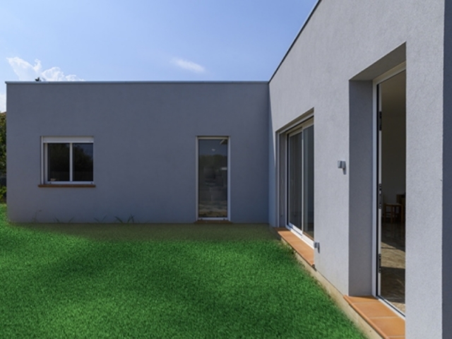 Casa en Lliçà de Vall - Acabado exterior moderno y delicado (renders).