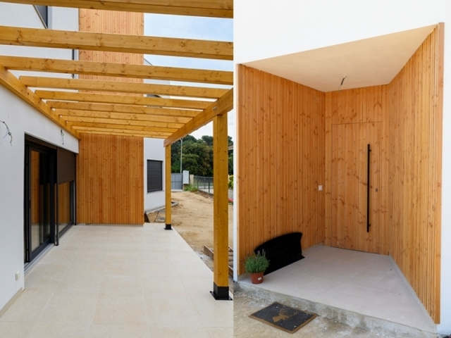 Casa en Cardedeu - El color blanco en perfecta armonía con la madera